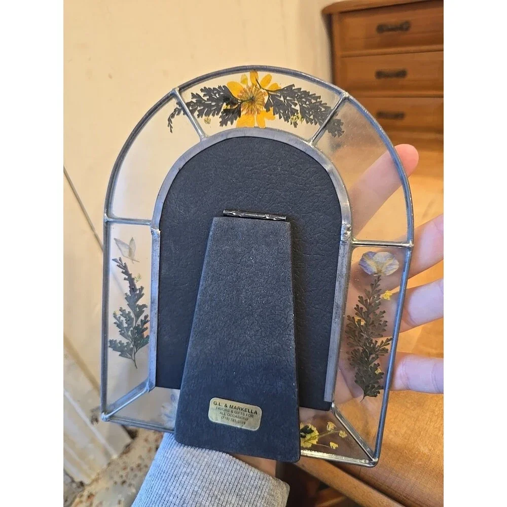 Vintage Small Dried Flower Frame Rounded Window Style Fairycore Cottagecore